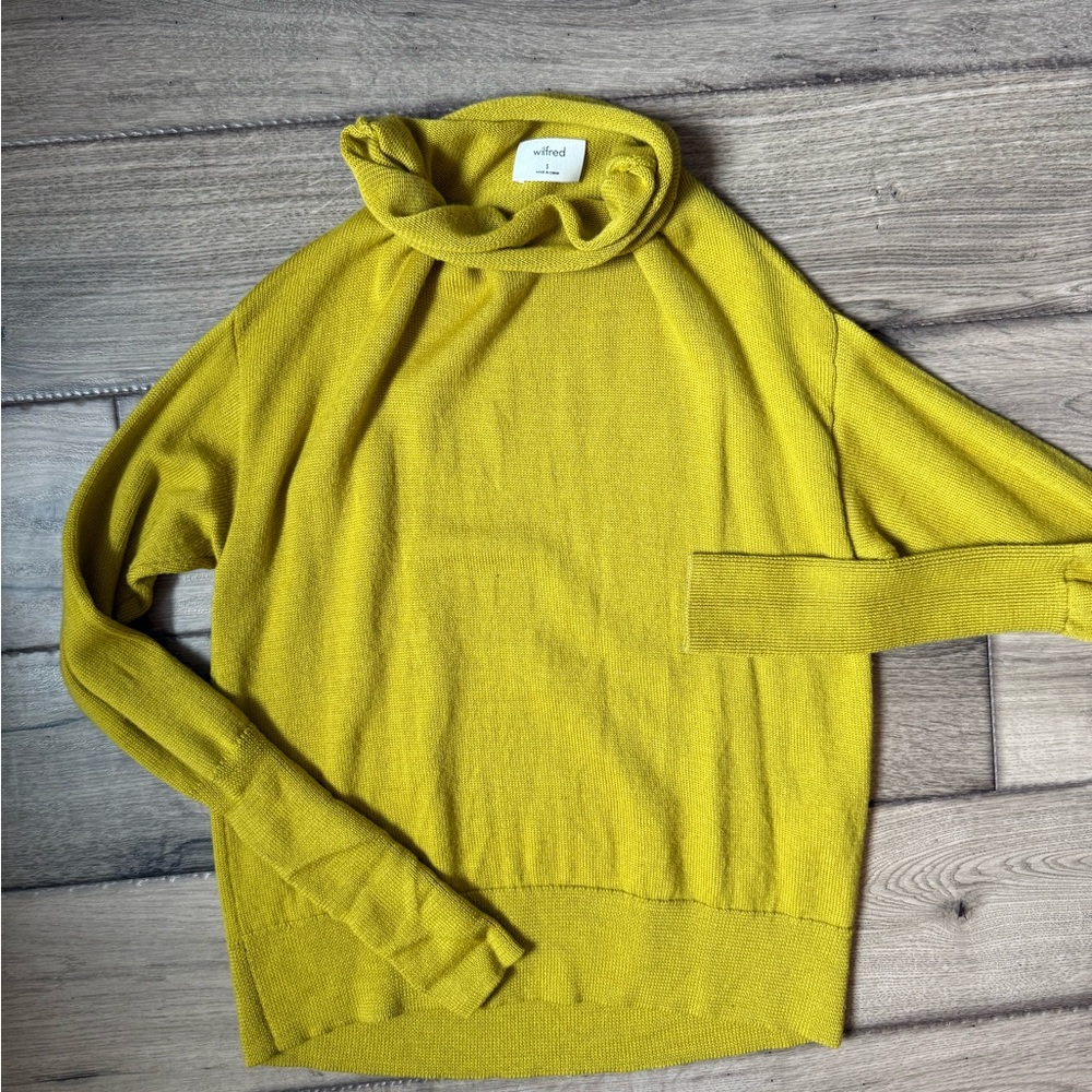 Wilfred Mustard Yellow Women's Sweater size small